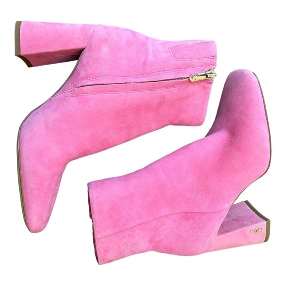 Sam Edelman Codie Booties pink suede - Picture 9 of 15